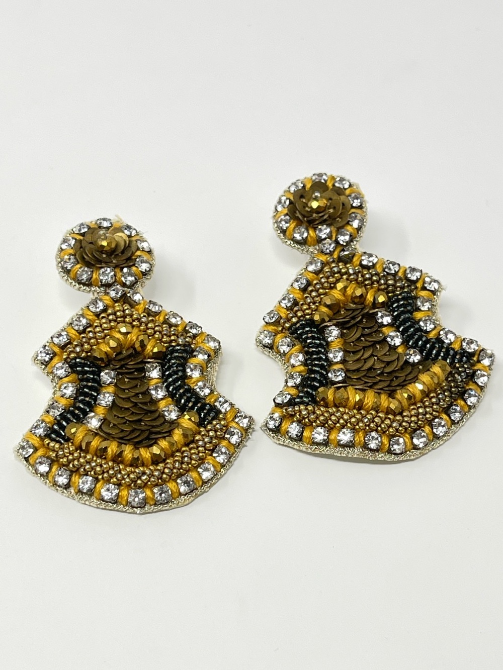 New Anthropologie Beaded Bohemian Earrings
